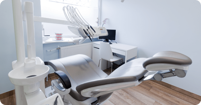 子供が治療中の画像